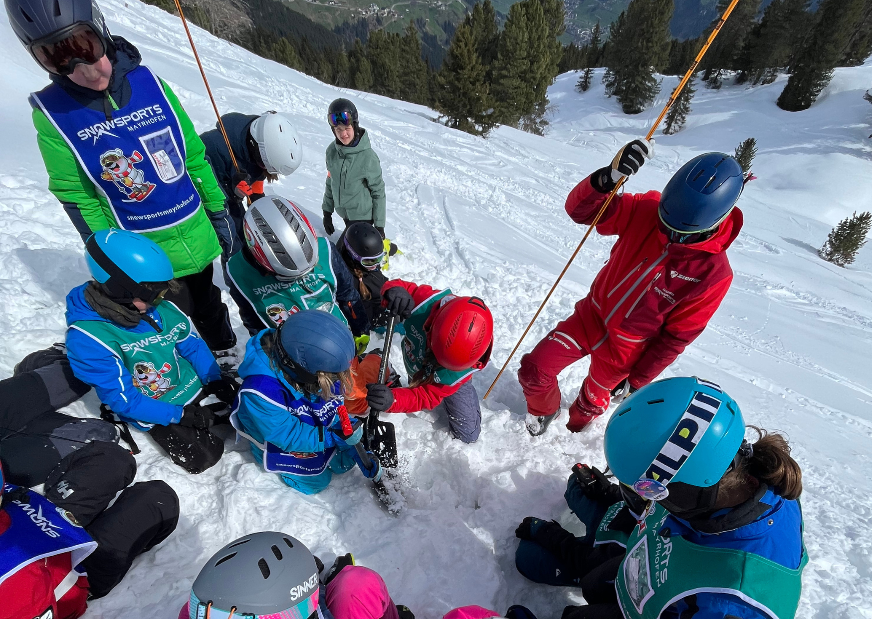 Group lessons Teens skiles kinderen